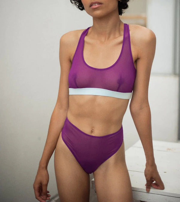 Sujetador Ines - Tul Morado