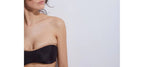 Top de bikini Monica - Negro-Dorado - Mujer
