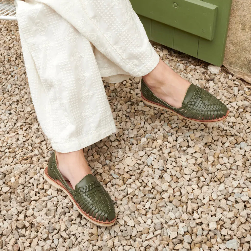 Huaraches Alegre - Olive