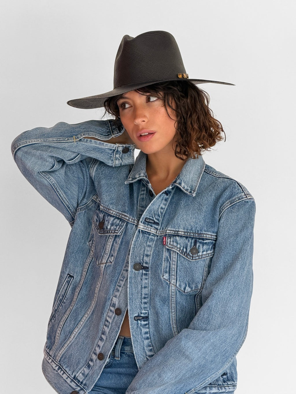 Chapeau Paille Amanda - Black