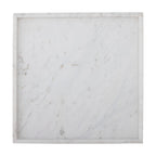 Majsa - Lot de 2 Plateaux - Blanc - Marbre