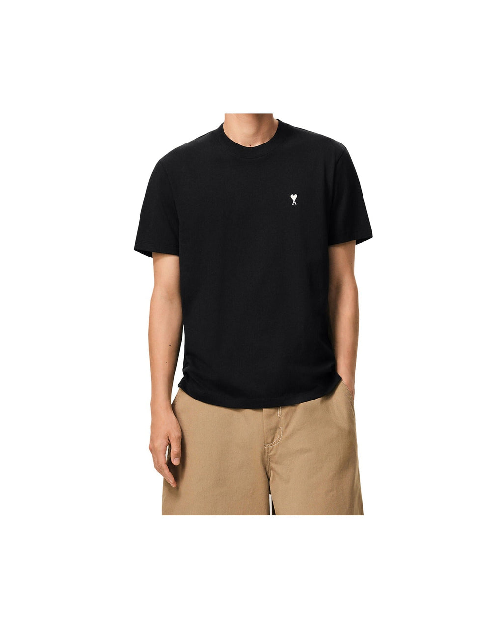 Ami Paris - Ami De Coeur T-Shirt – Black White