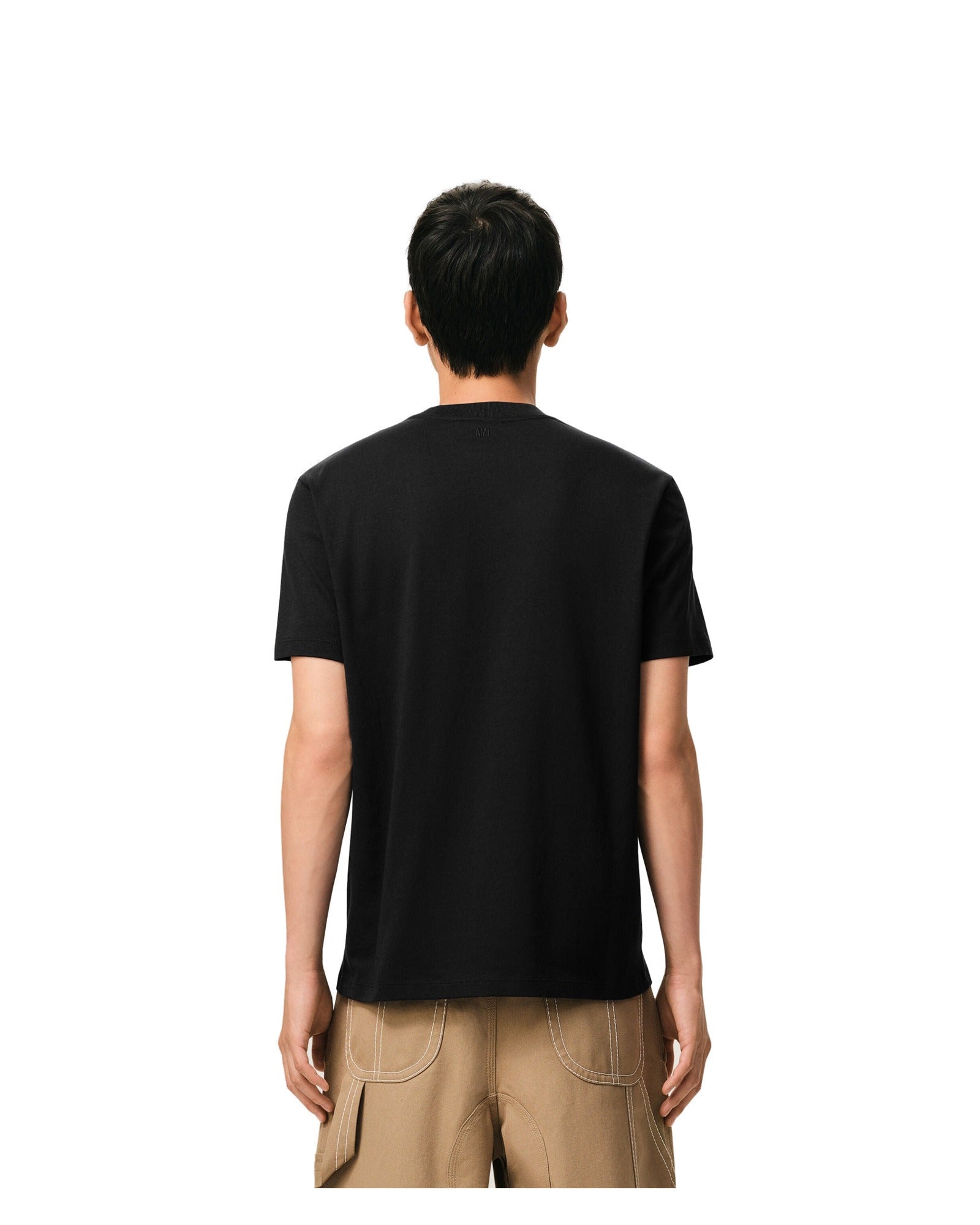 Ami Paris - Ami De Coeur T-Shirt – Black White