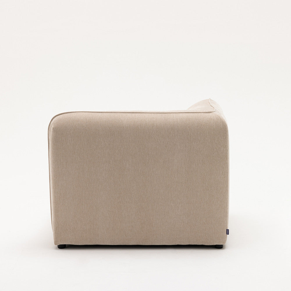 Noor - Angolo Reversibile Per Divano Componibile - Tessuto - Beige