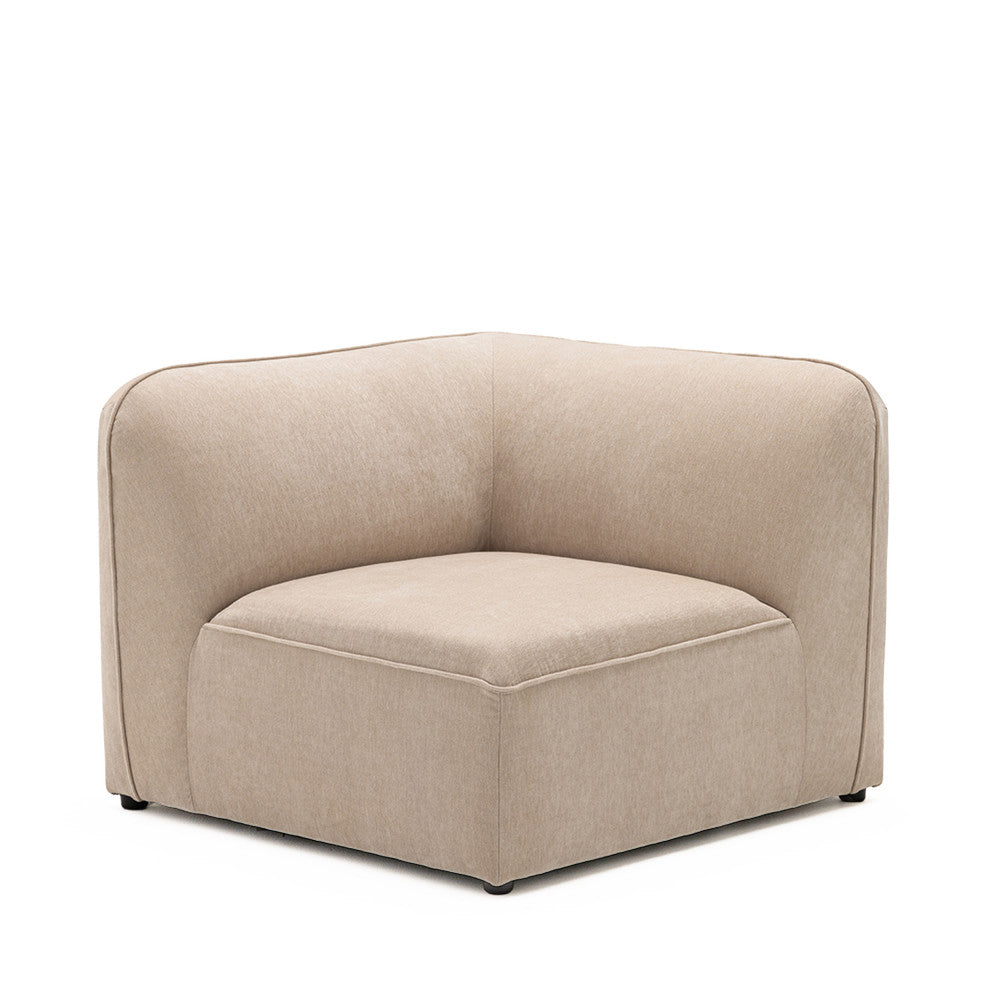 Noor - Angolo Reversibile Per Divano Componibile - Tessuto - Beige