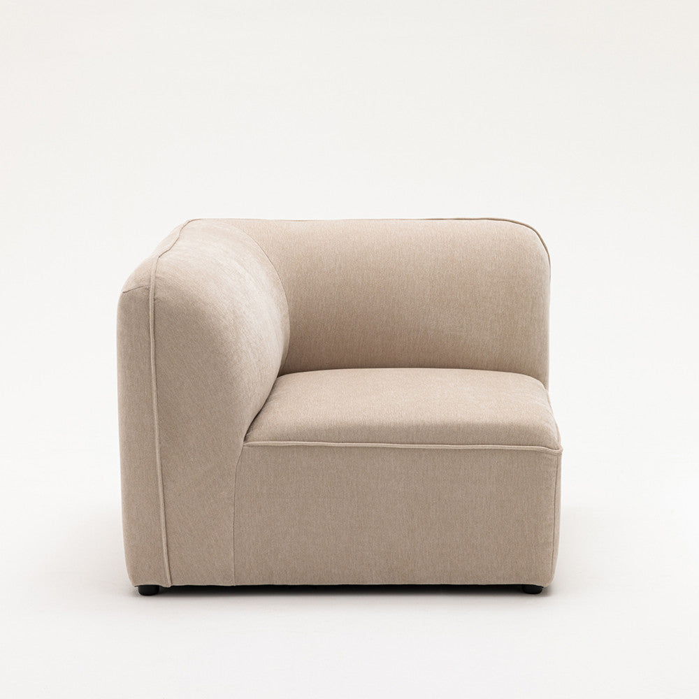 Noor - Angolo Reversibile Per Divano Componibile - Tessuto - Beige