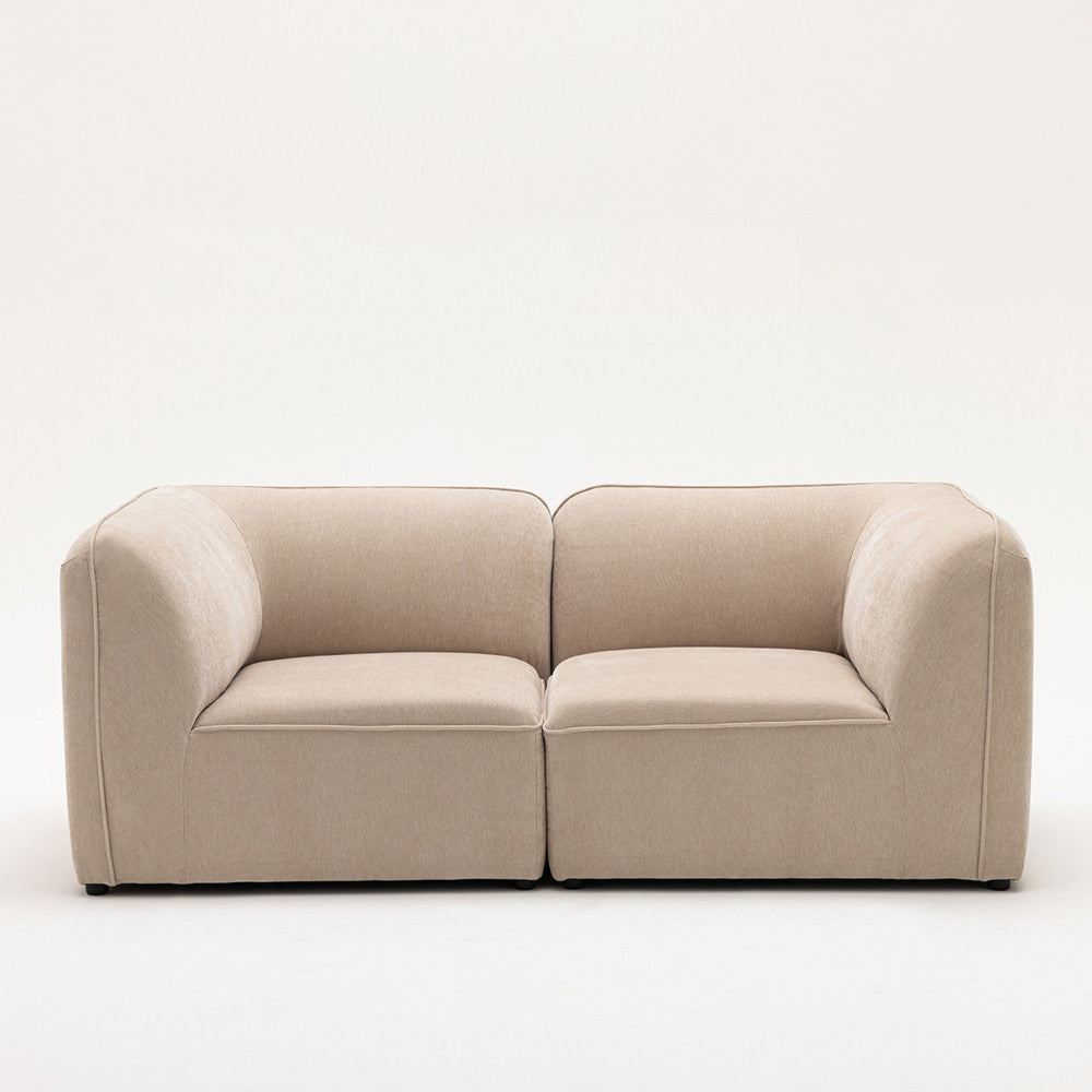 Noor - Angolo Reversibile Per Divano Componibile - Tessuto - Beige