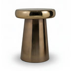 Anouk - Round Side Table In Golden Metal
