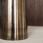 Anouk - Round Side Table In Golden Metal