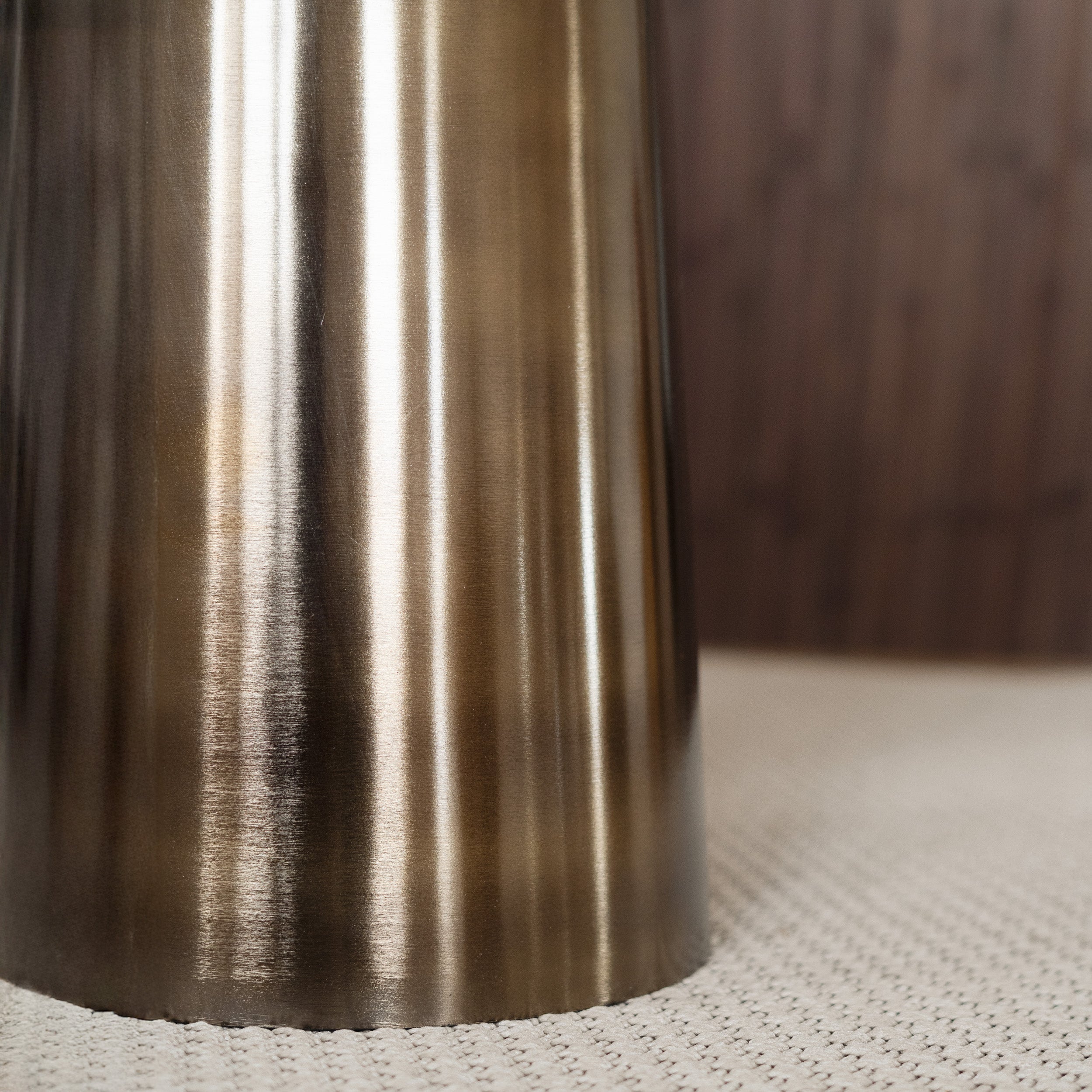Anouk - Round Side Table In Golden Metal