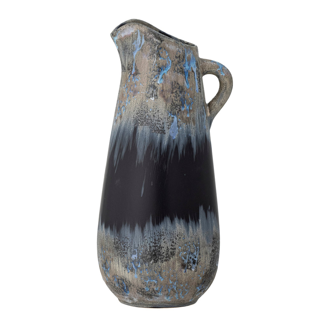 Khumo - Lote de 2 Jarrones - Negro - Gres