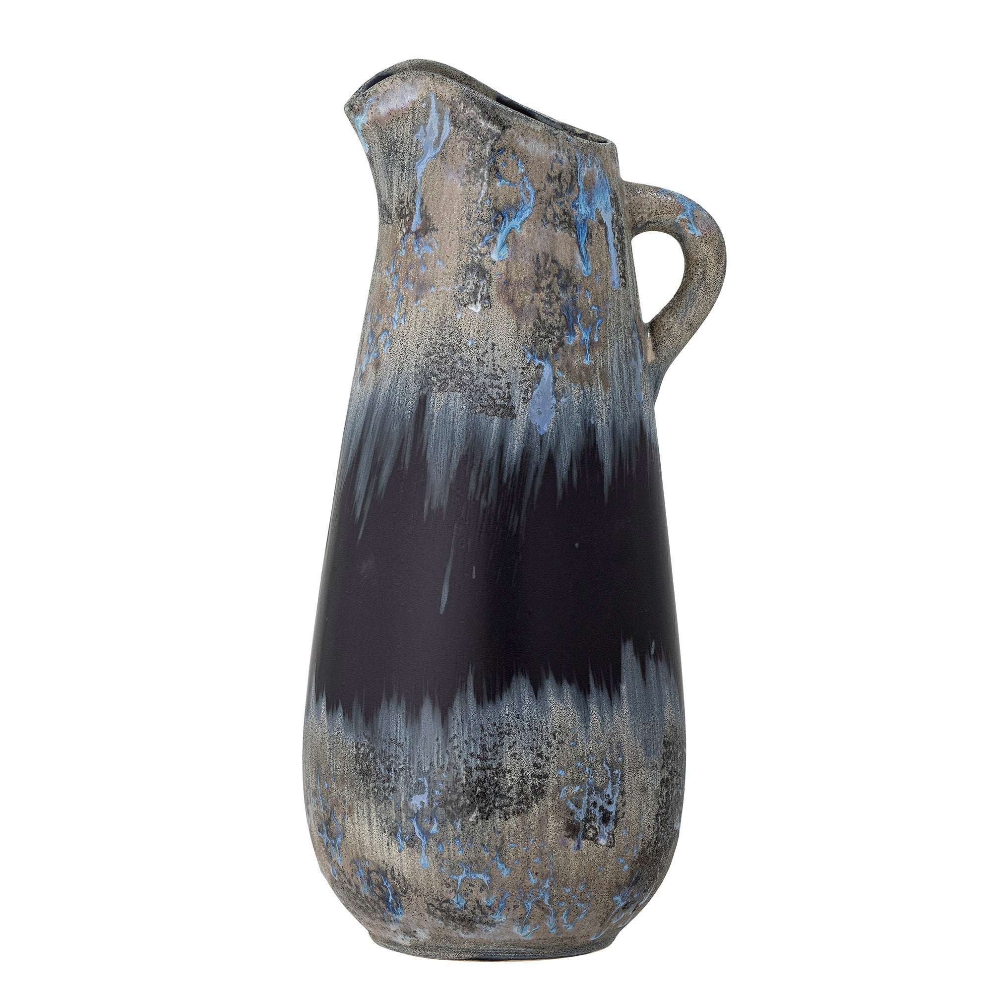 Khumo - Lote de 2 Jarrones - Negro - Gres