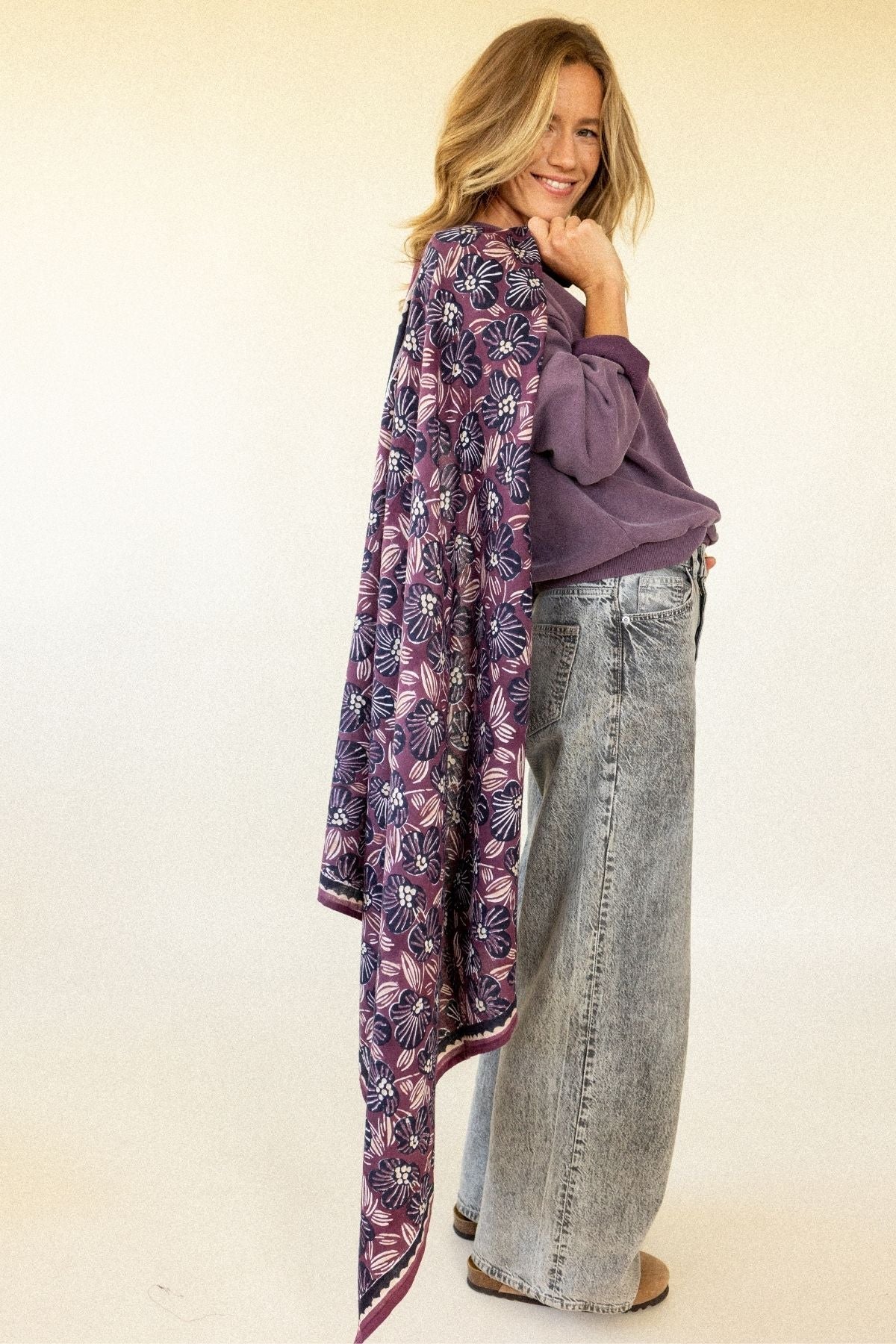 Big Foulard Latika Amaryllis