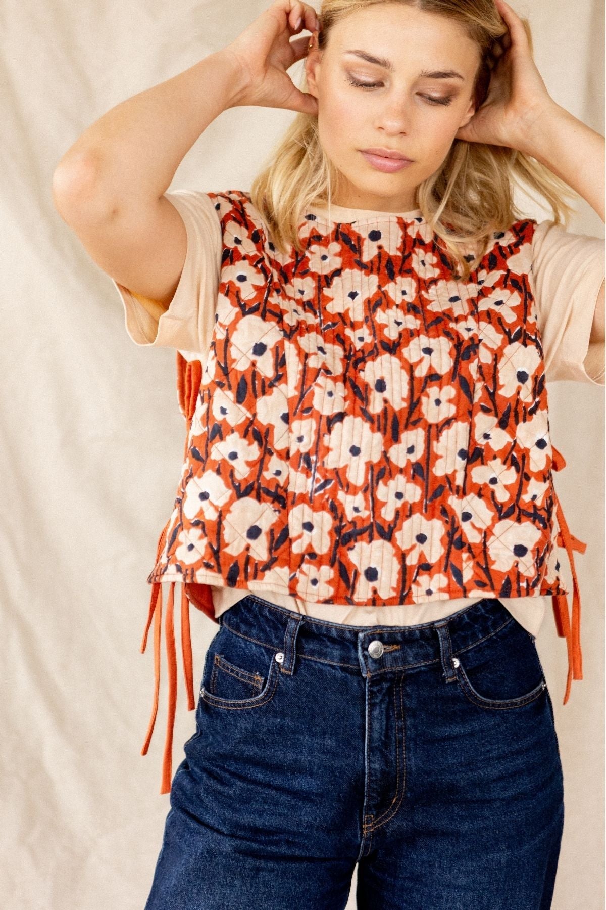 Indrani Sleeveless Top