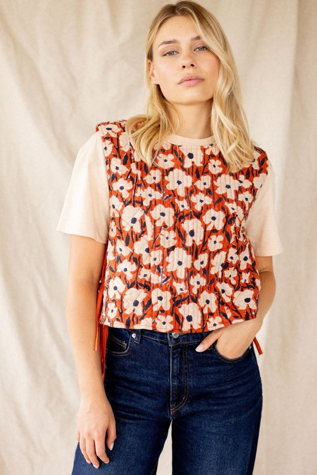 Indrani Sleeveless Top
