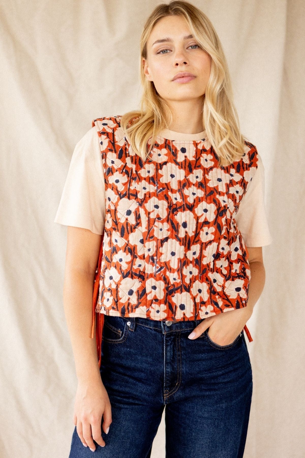 Indrani Sleeveless Top