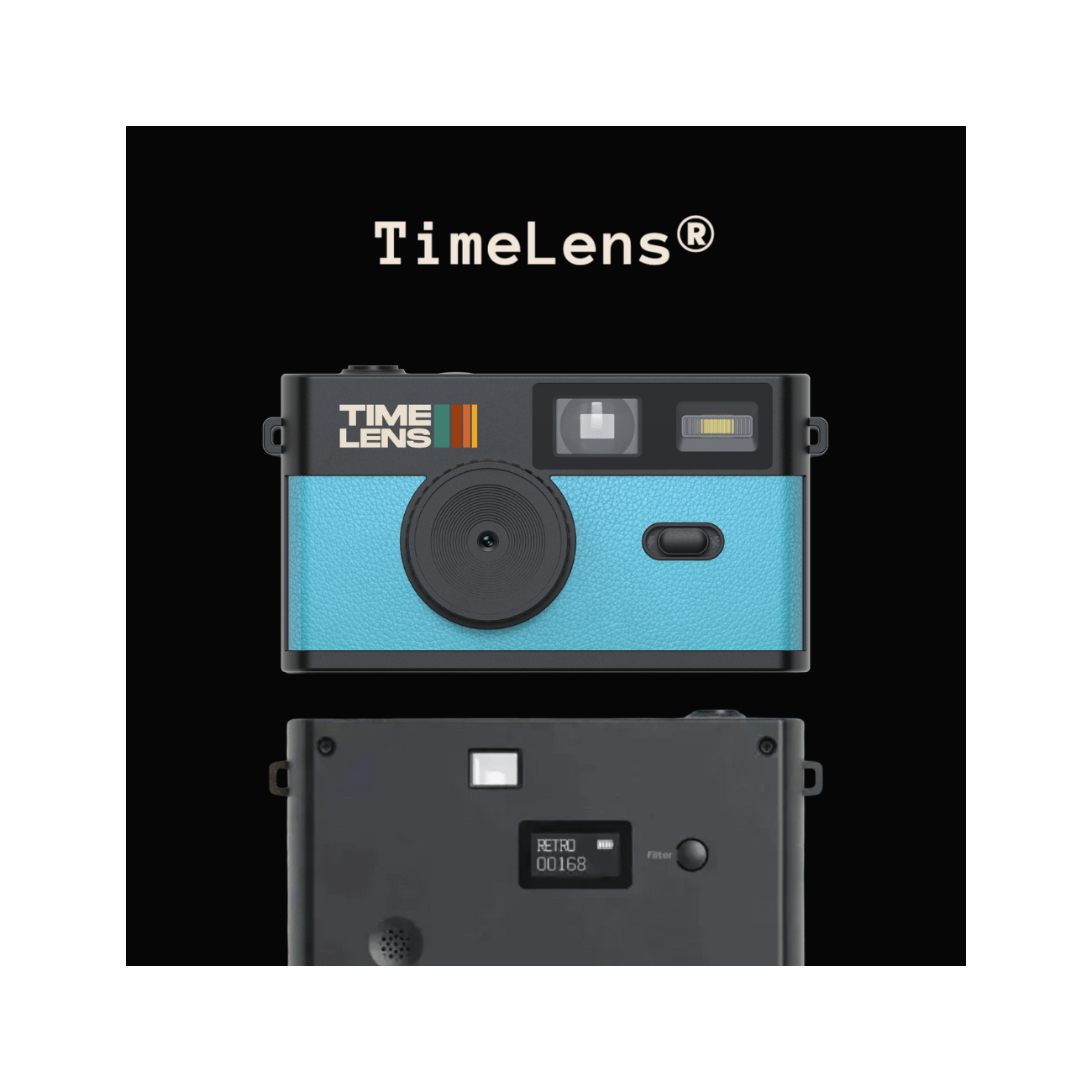 TimeLens® Camera Turquoise Blue - TIME LENS - TL0101 - 