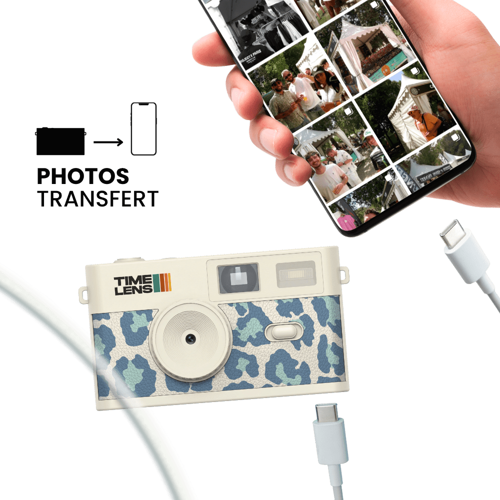 TimeLens® Cream Sky Leopard camera - TIME LENS - TL0117 - 