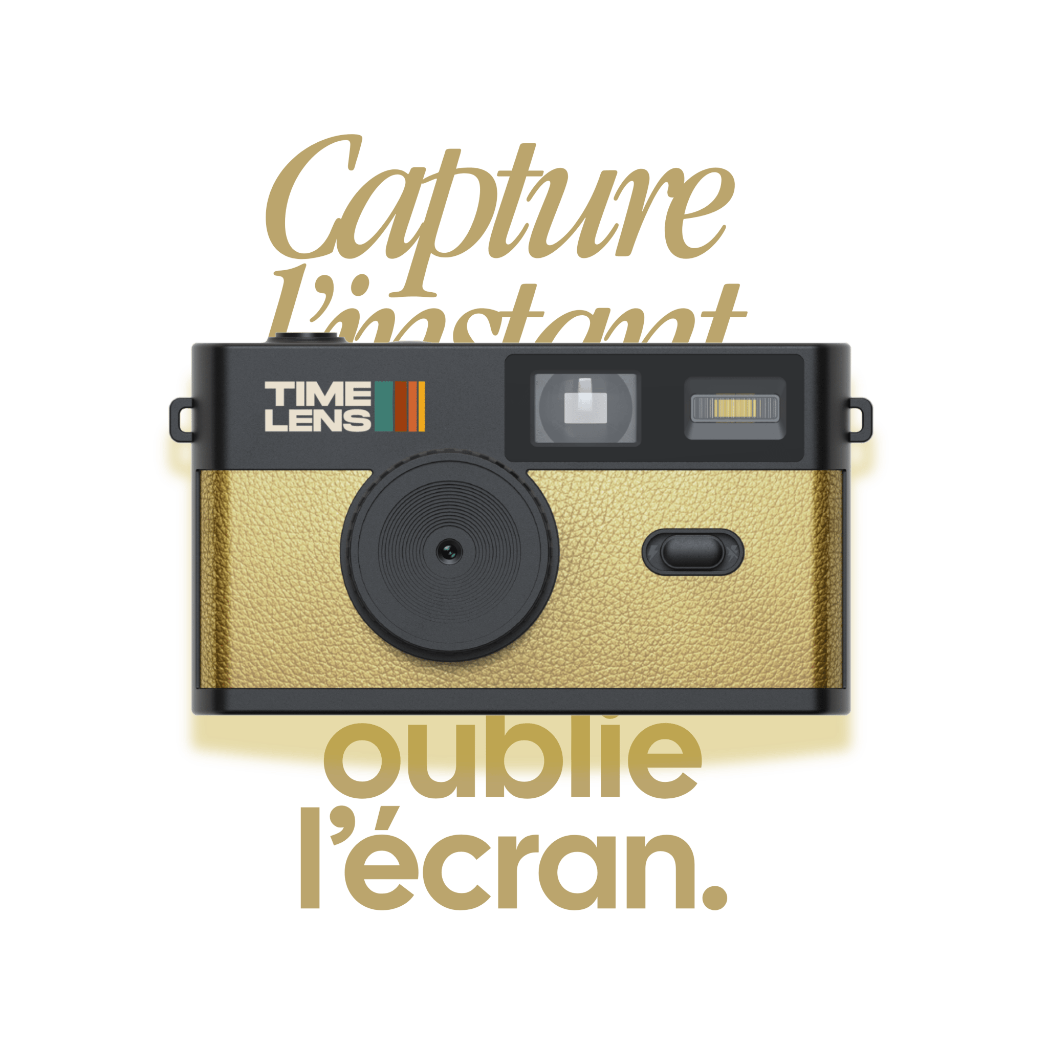 TimeLens® POP EDITION 80's camera - TIME LENS - TL0201 - Pop Gold