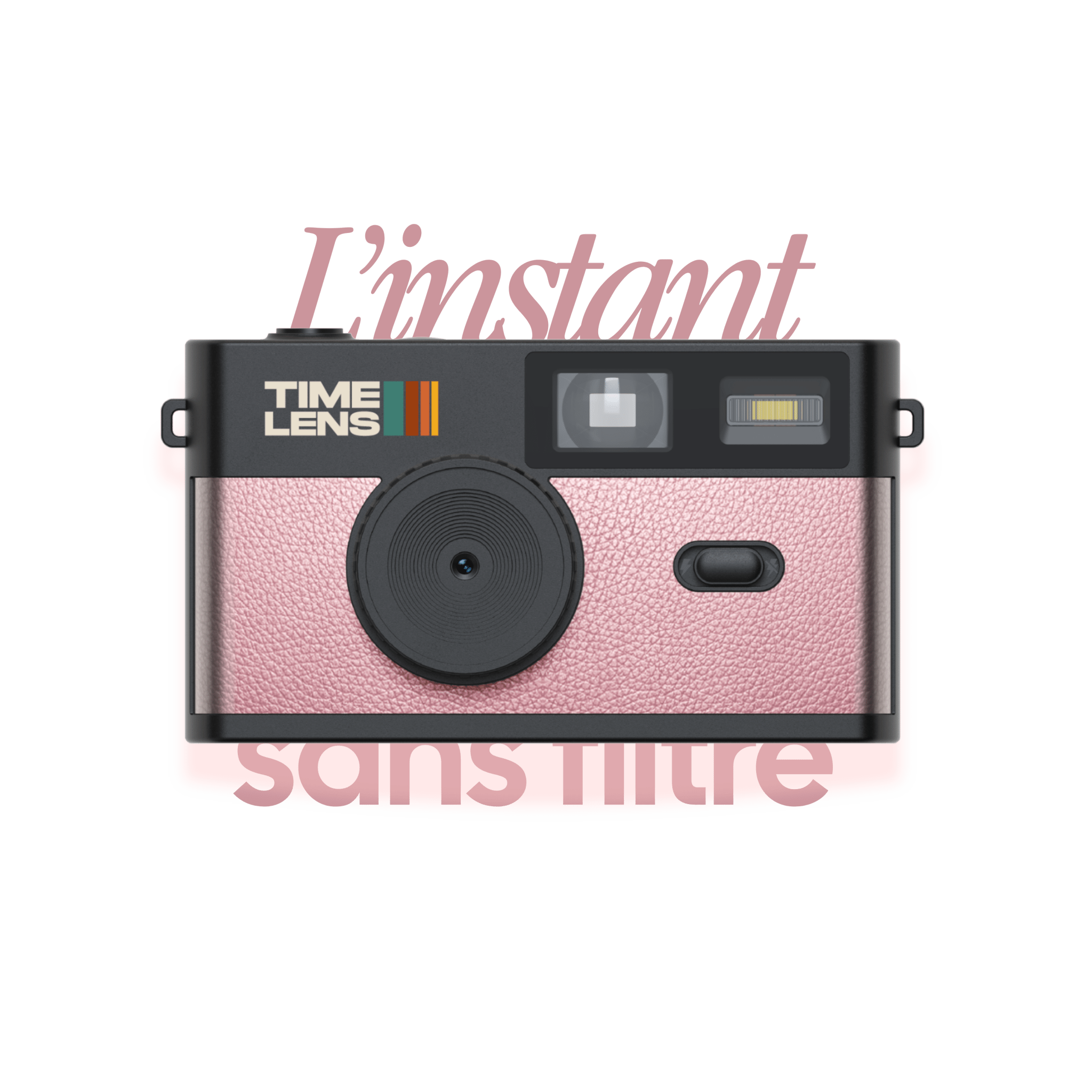 Appareil photo TimeLens® POP EDITION 80's - TIME LENS - TL0202 - Pop RoseGold