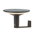 Keope - Decorative Solar Wall Light - Steel - Black
