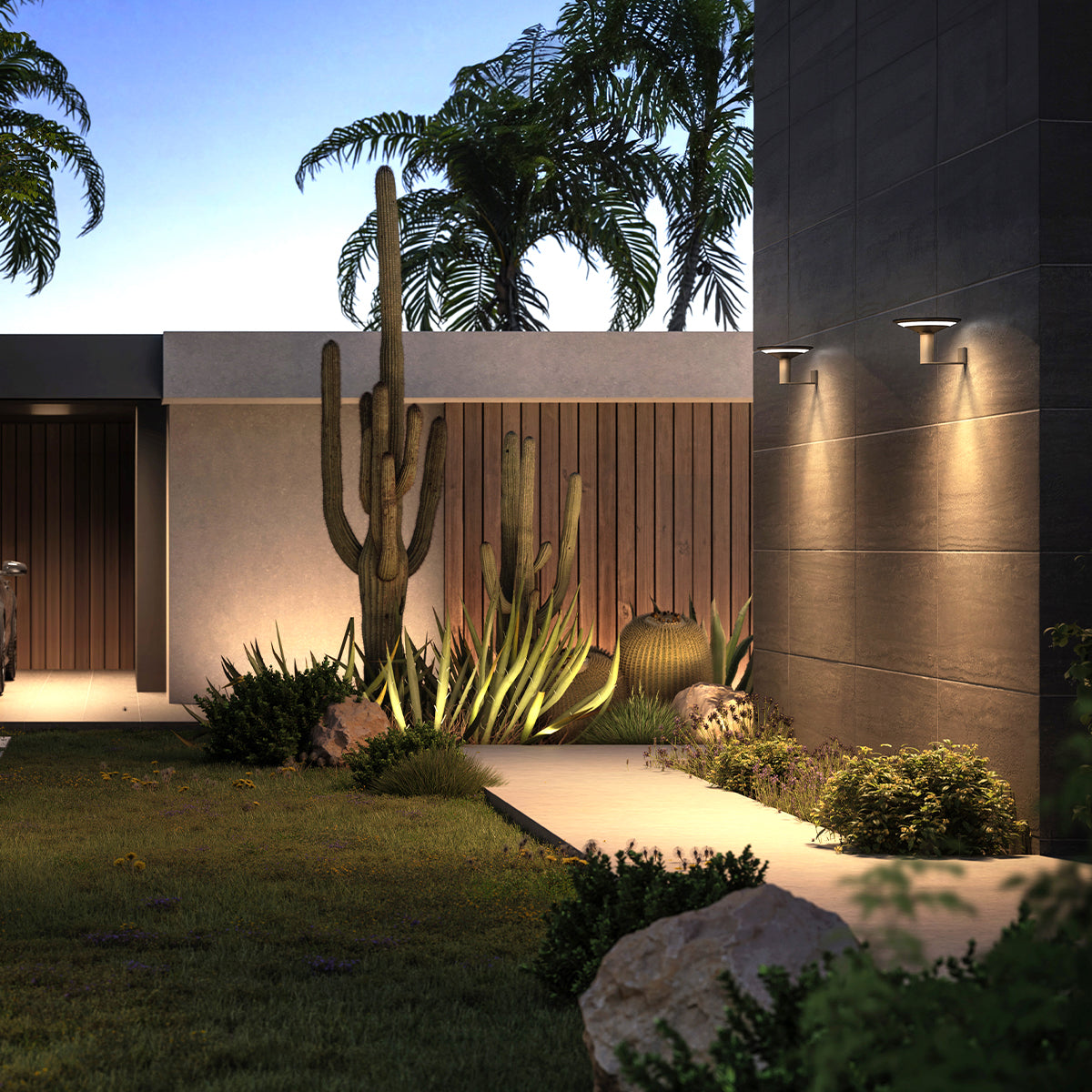 Decorative Solar Wall Light - Keope Wall