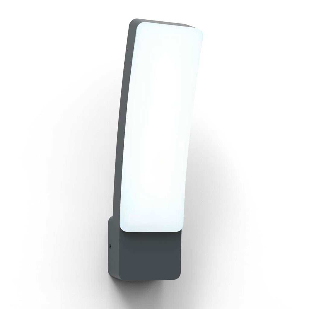 Kira Grey - Mains-Powered Wall Light - Aluminium - Dark Grey