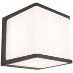 Doblo Cube - Aplique de Pared - Aluminio - Gris Oscuro