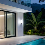 Kira Grey - Mains-Powered Wall Light - Aluminium - Dark Grey