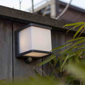Doblo - Solar Wall Light - Aluminium - Dark Grey