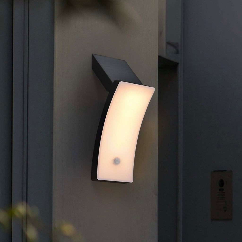 Kira - Mains-Powered Wall Light - Synthetic - Dark Grey