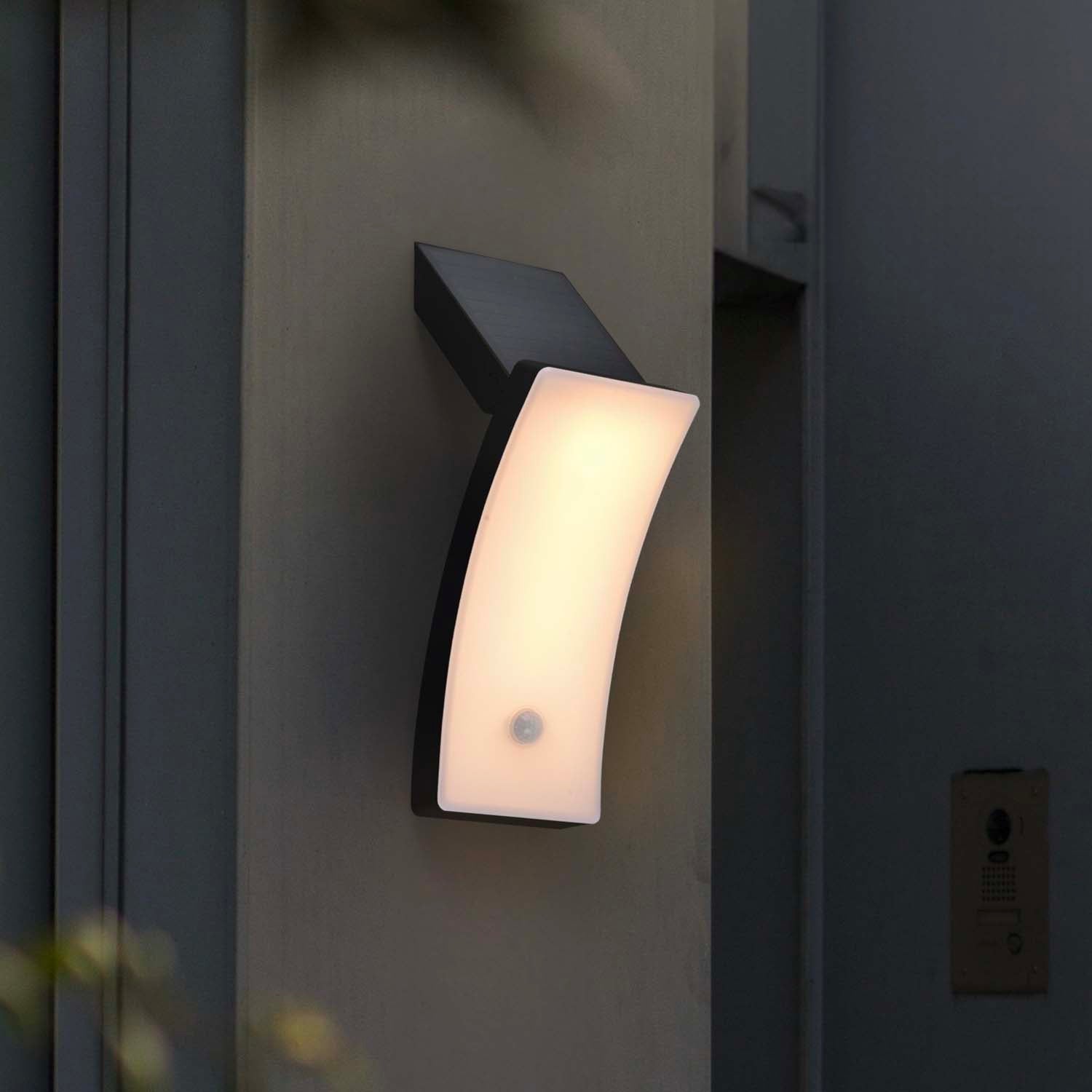 Kira - Mains-Powered Wall Light - Synthetic - Dark Grey