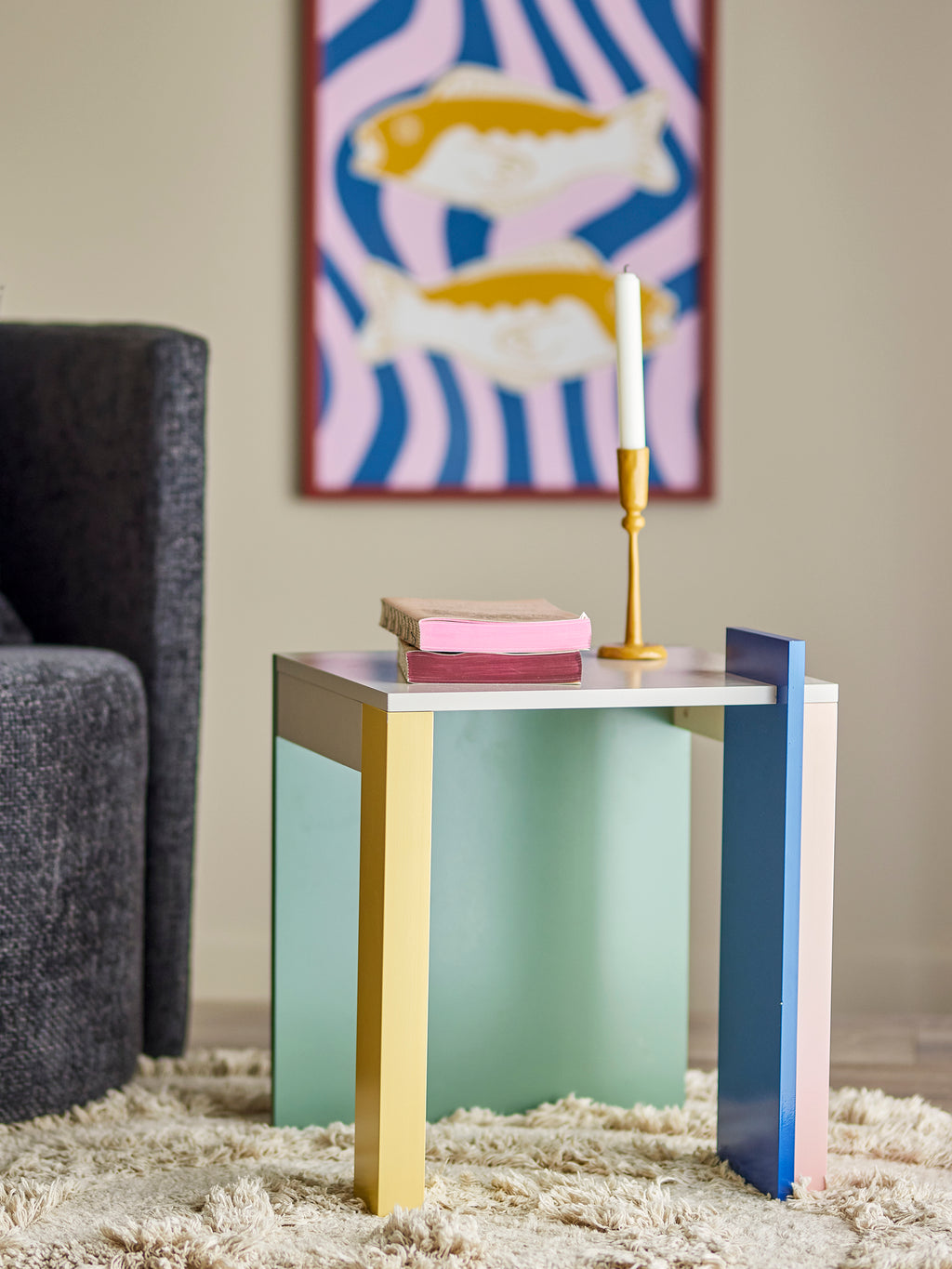 Banjo - Mesa Auxiliar - Multicolor - Mdf Fsc®100%