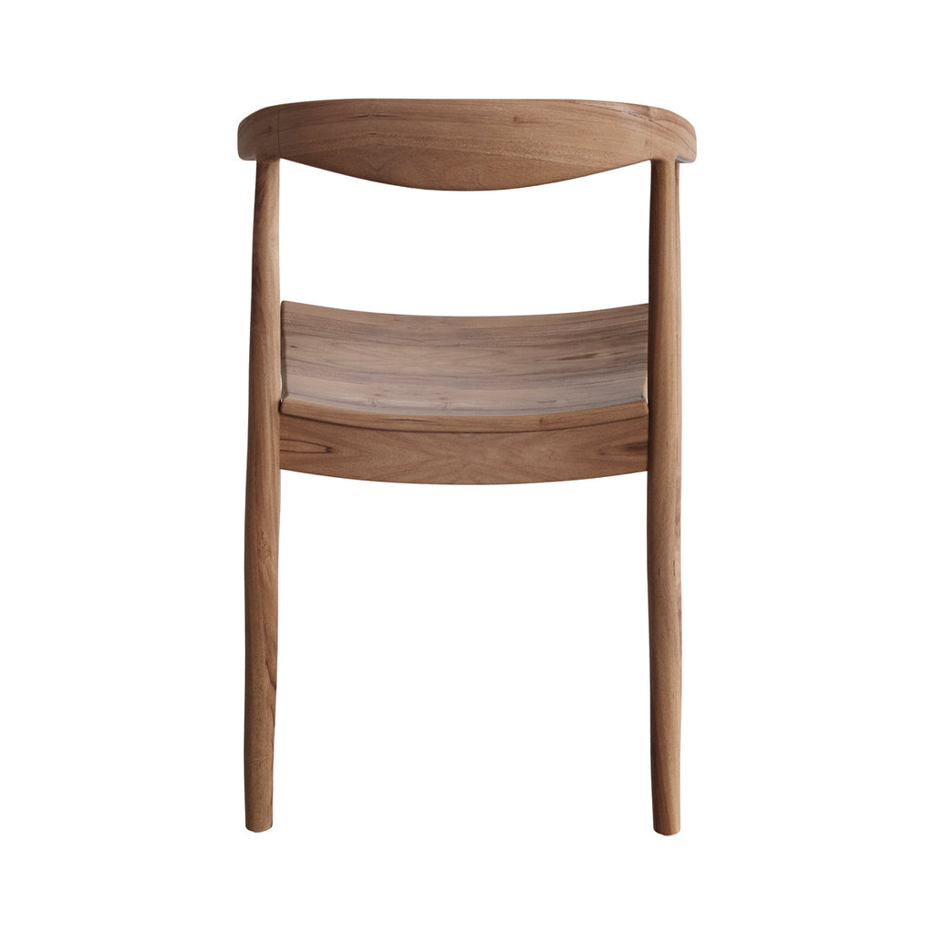Lombok - Silla de madera de teca biselada