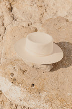 Chapeau Feutre Athena - Offwhite