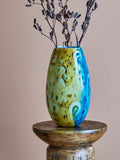 Kalian - Vase - Blue - Glass
