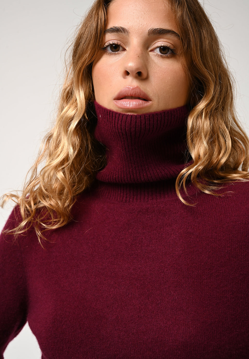 Pull Col Roulé - Fornet - Rouge
