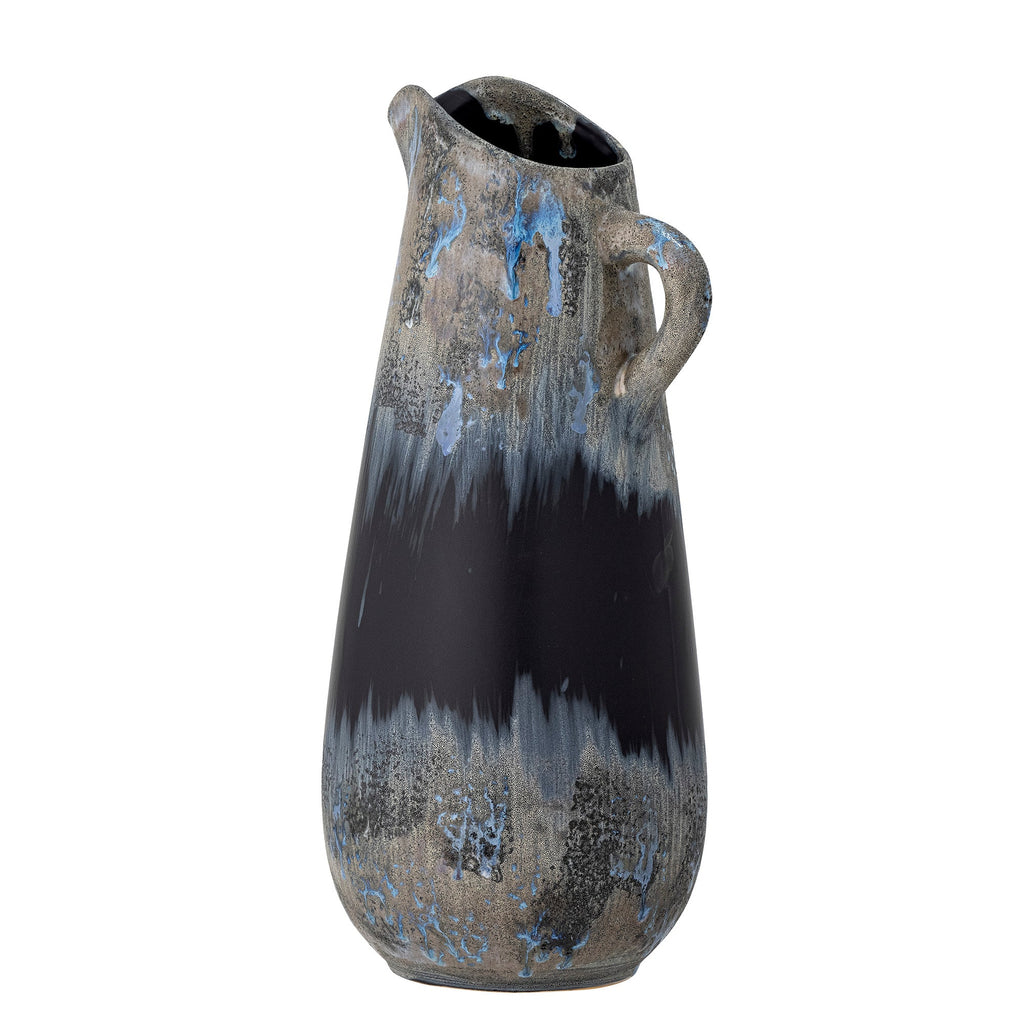 Khumo - Lote de 2 Jarrones - Negro - Gres