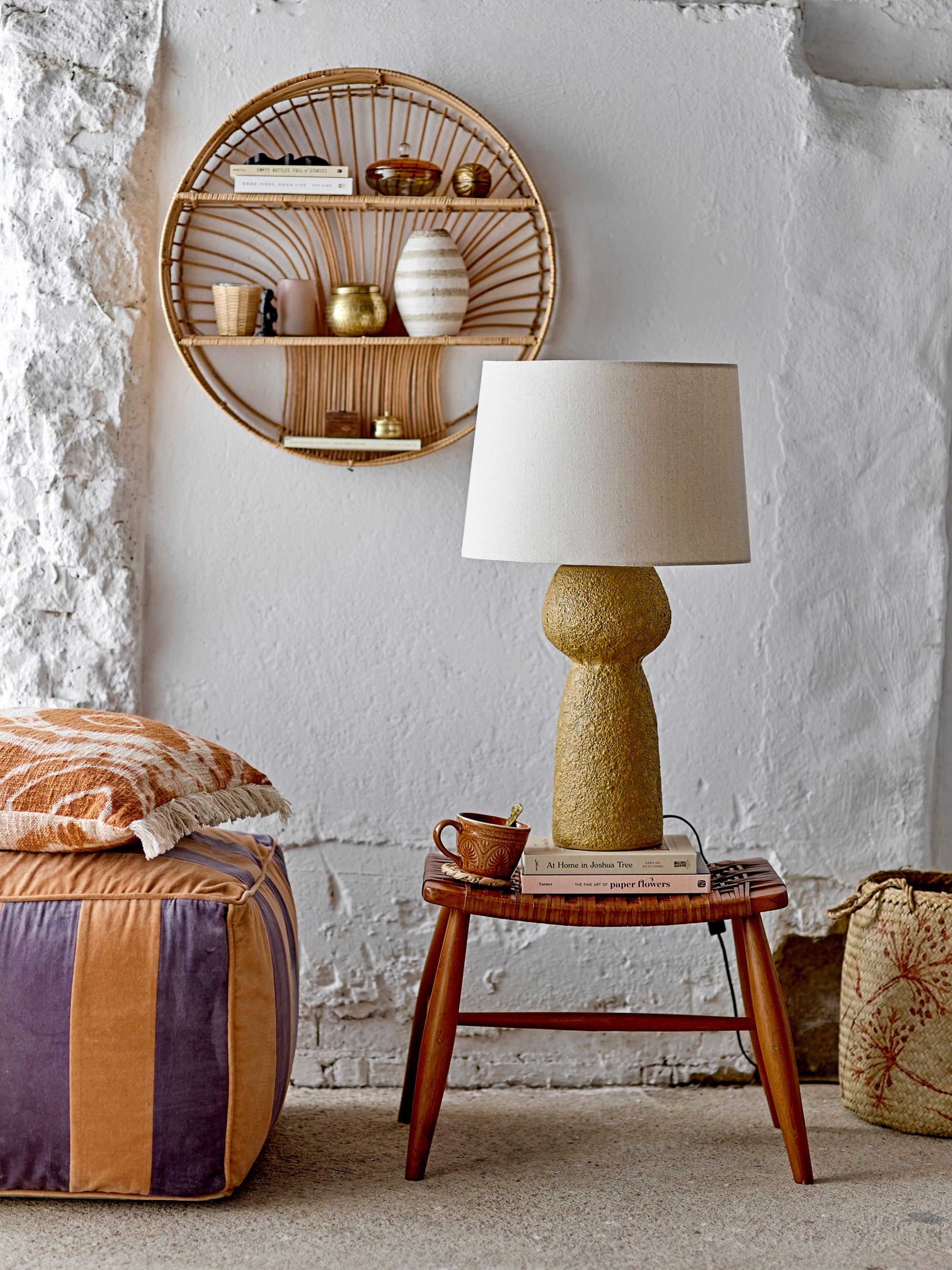 Ester - Cushion - Orange - Cotton