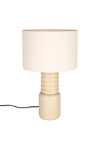 Six - Lámpara De Mesa - Hierro - Beige