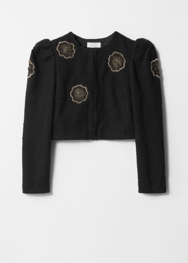 Jacket Pa Tindra Tweed Jacket - Black - Women