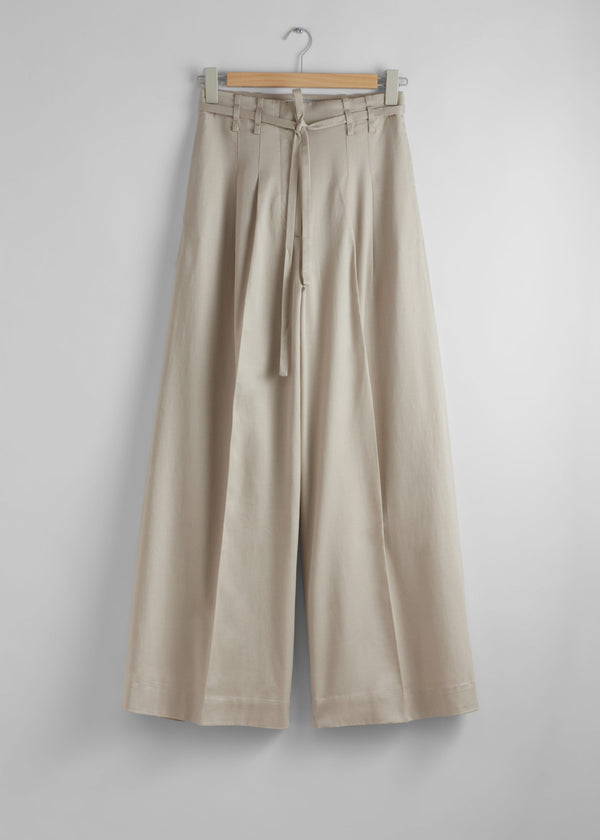 Trousers The Mitch Trouser - Beige - Women