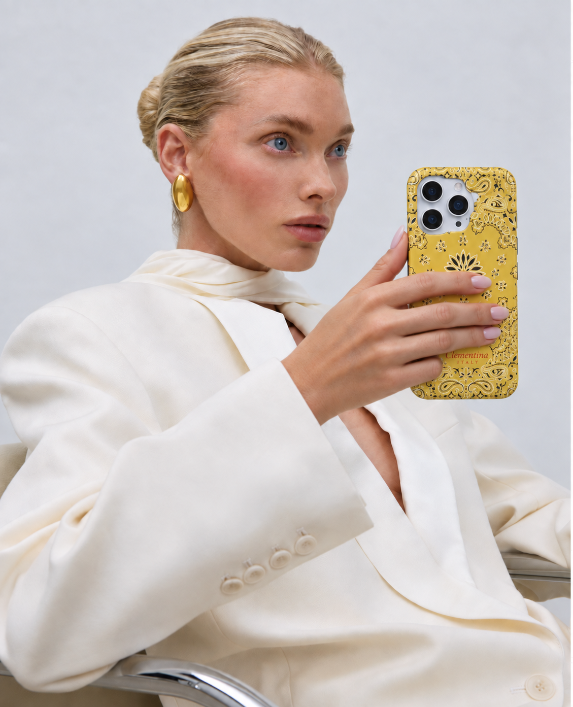 Custodia MagSafe Robusta Yellow Bandana