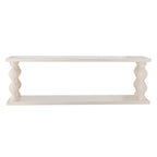 Salino - Lot de 2 Étagères - Blanc - Mdf