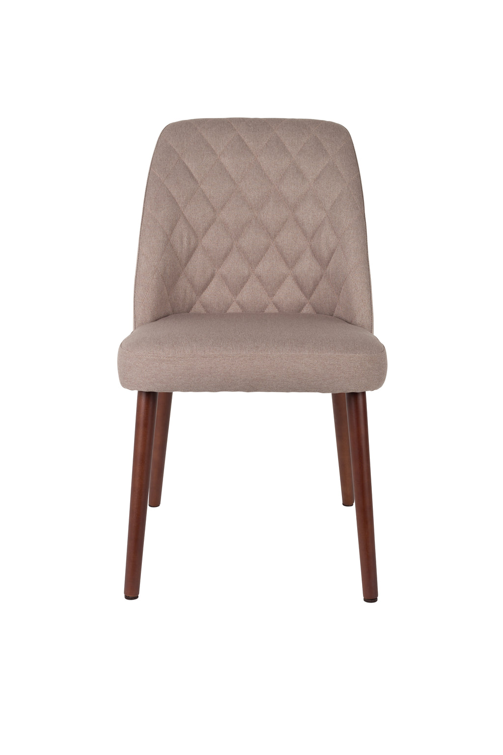 Conway - Juego de 2 Sillas de Comedor - Tela - Beige