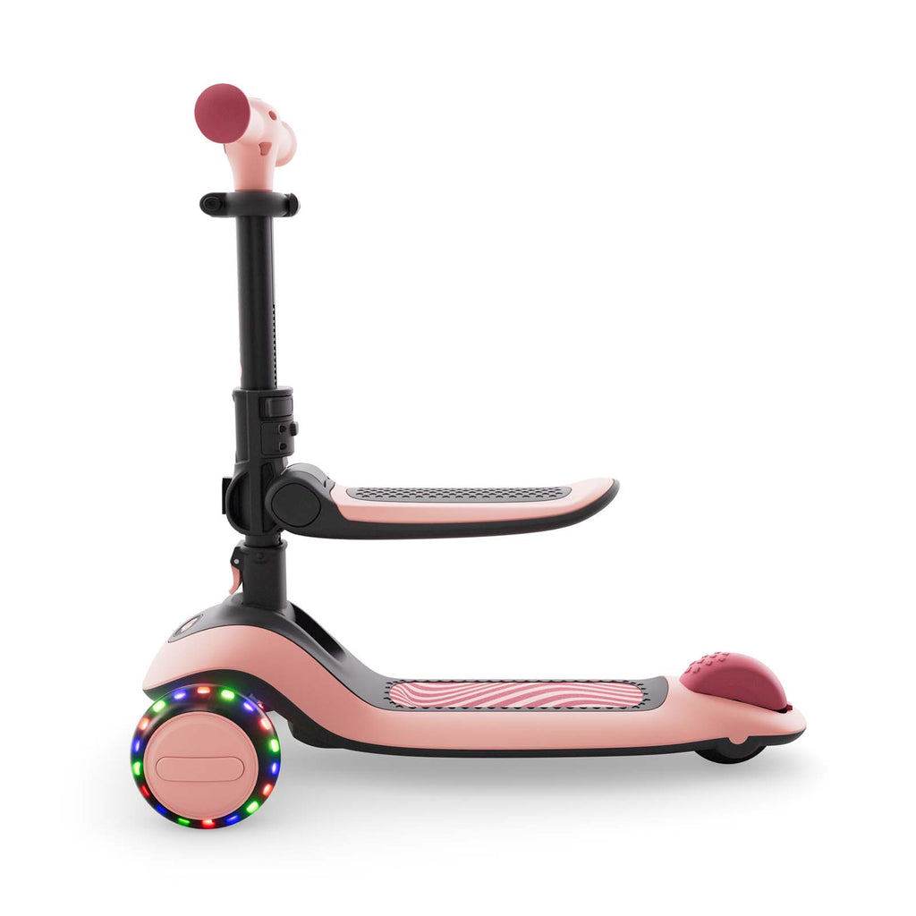 Patinete Evolutivo 2 En 1 Con Asiento Halley 2 Rosa