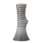 Raheem - Lot de 8 Bougeoirs - Gris - Grès
