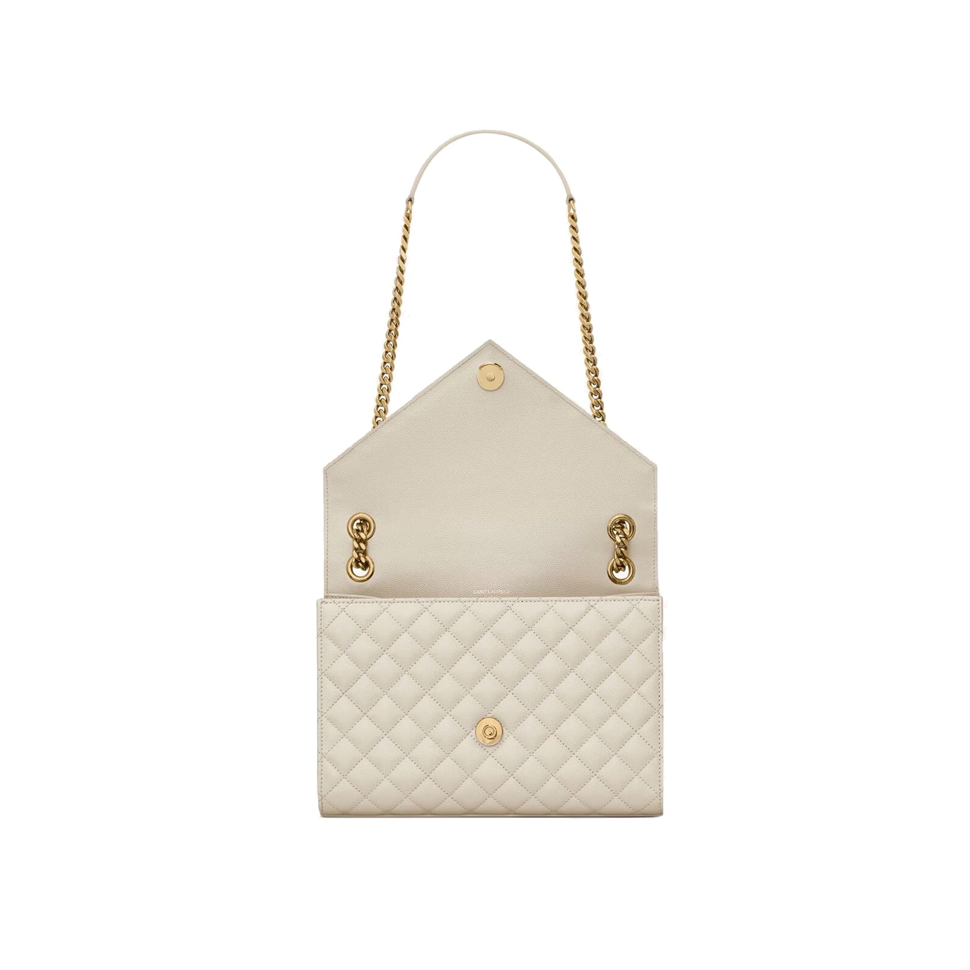 Saint Laurent - Sac Envelope Medium - Femme - Ivory