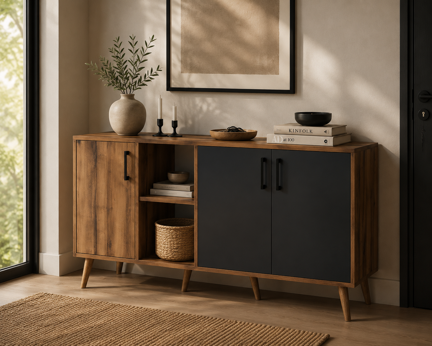 Console Exxen - Noyer / Anthracite