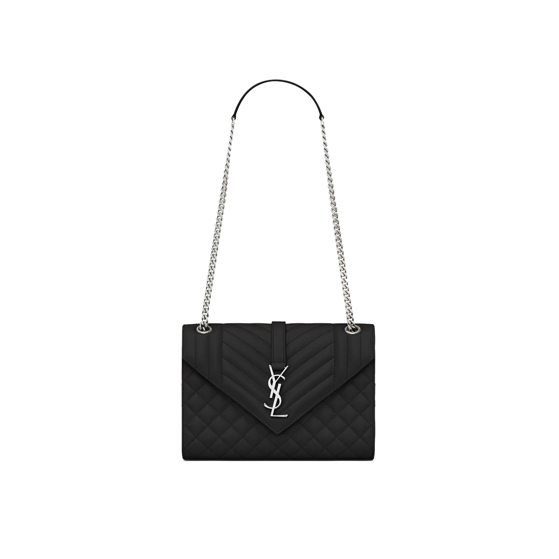 Saint Laurent - Medium Envelope Bag - Women - Black